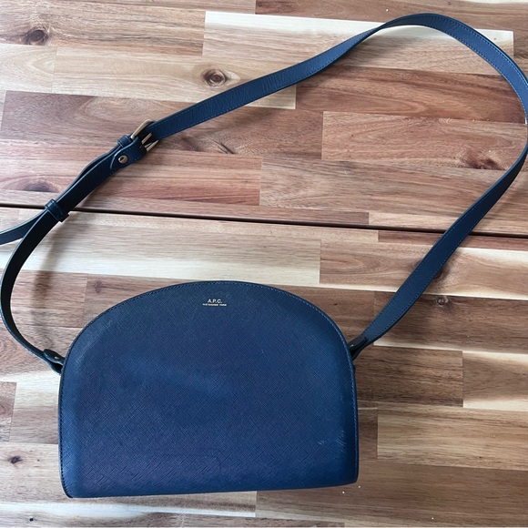 A.P.C. Bags Apc Demi Lune Crossbody In Teal Poshmark